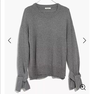 Madewell Tie Cuff Sweater